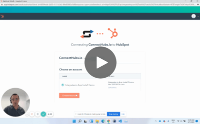 Connecting Integrates.io to HubSpot Video