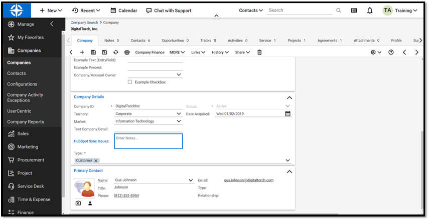 Integrates.io Sync Issues for ConnectWise Record